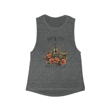 Nashville Music City Muscle Tank - Sunlit Funlit Country Music Tees